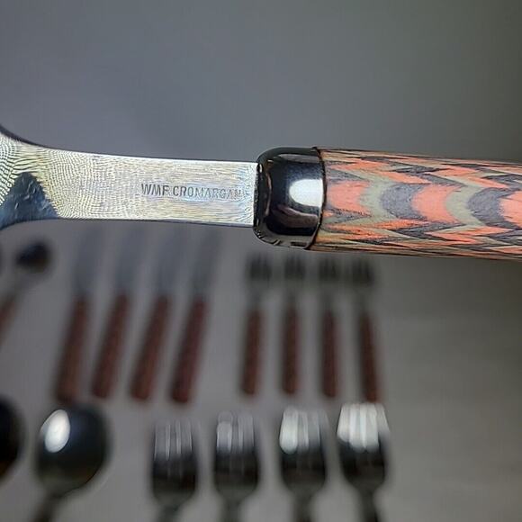 RARE WMF Cromargan Tocca Rosa By Matteo Thun 1980s Germany Post Modern Cutlery - Picture 8 of 15